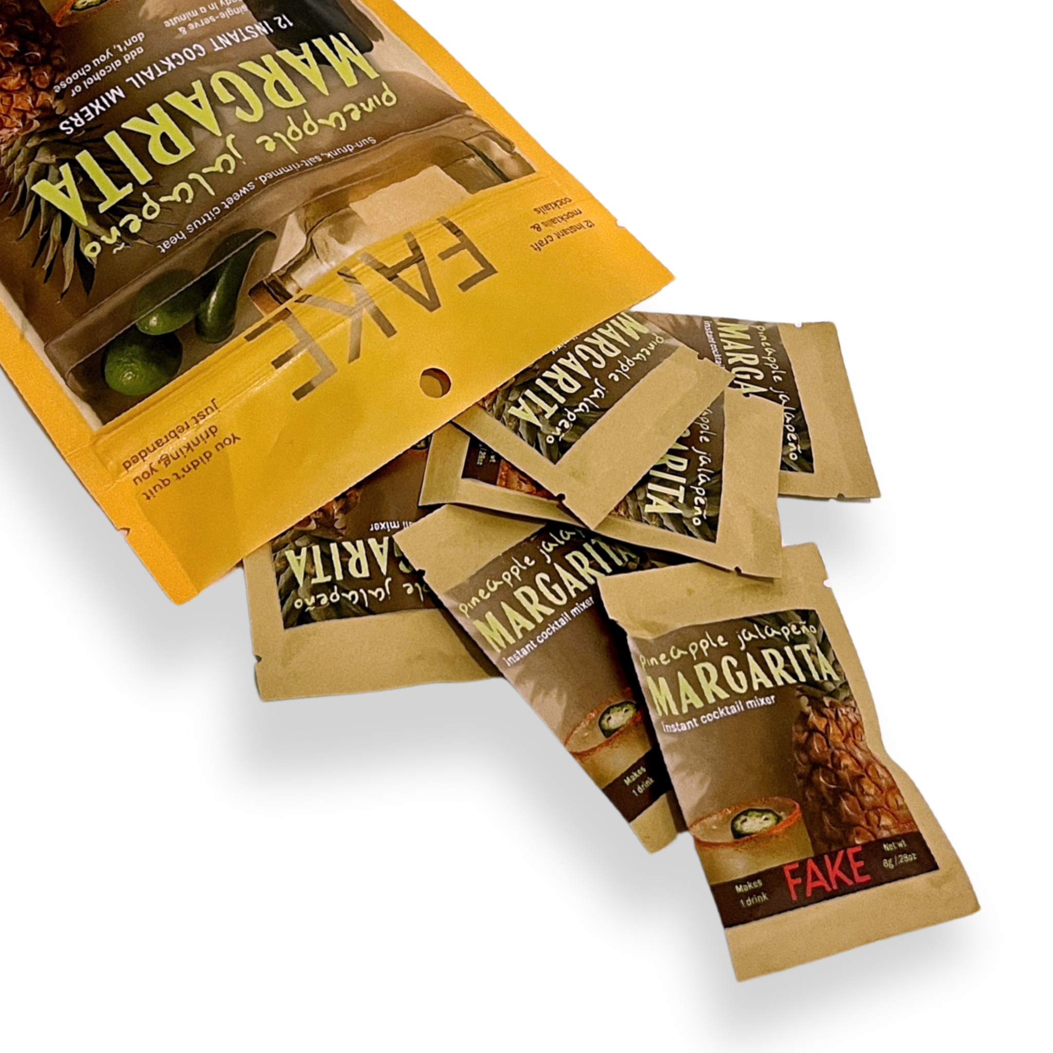 Pineapple Jalapeno Margarita Instant Cocktail Mixer - 12 pack
